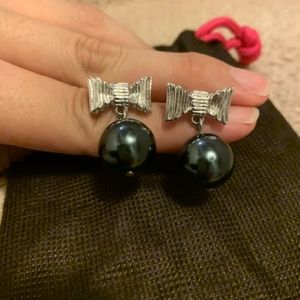 Kate Spade All Wrapped Up Bow Faux Pearl E…